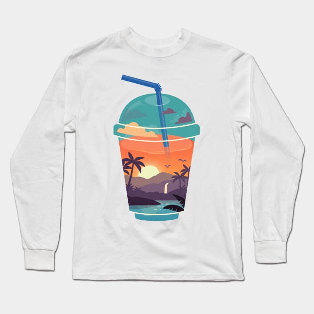 Smooth Tropics Long Sleeve T-Shirt by TheChild